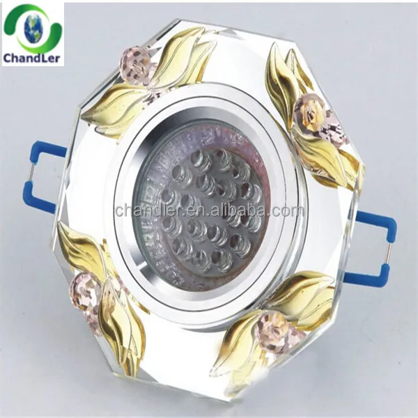 
Crystal led downlight 1W led ceiling lamp 220-240VAC recessed spotlight RoHS CE 