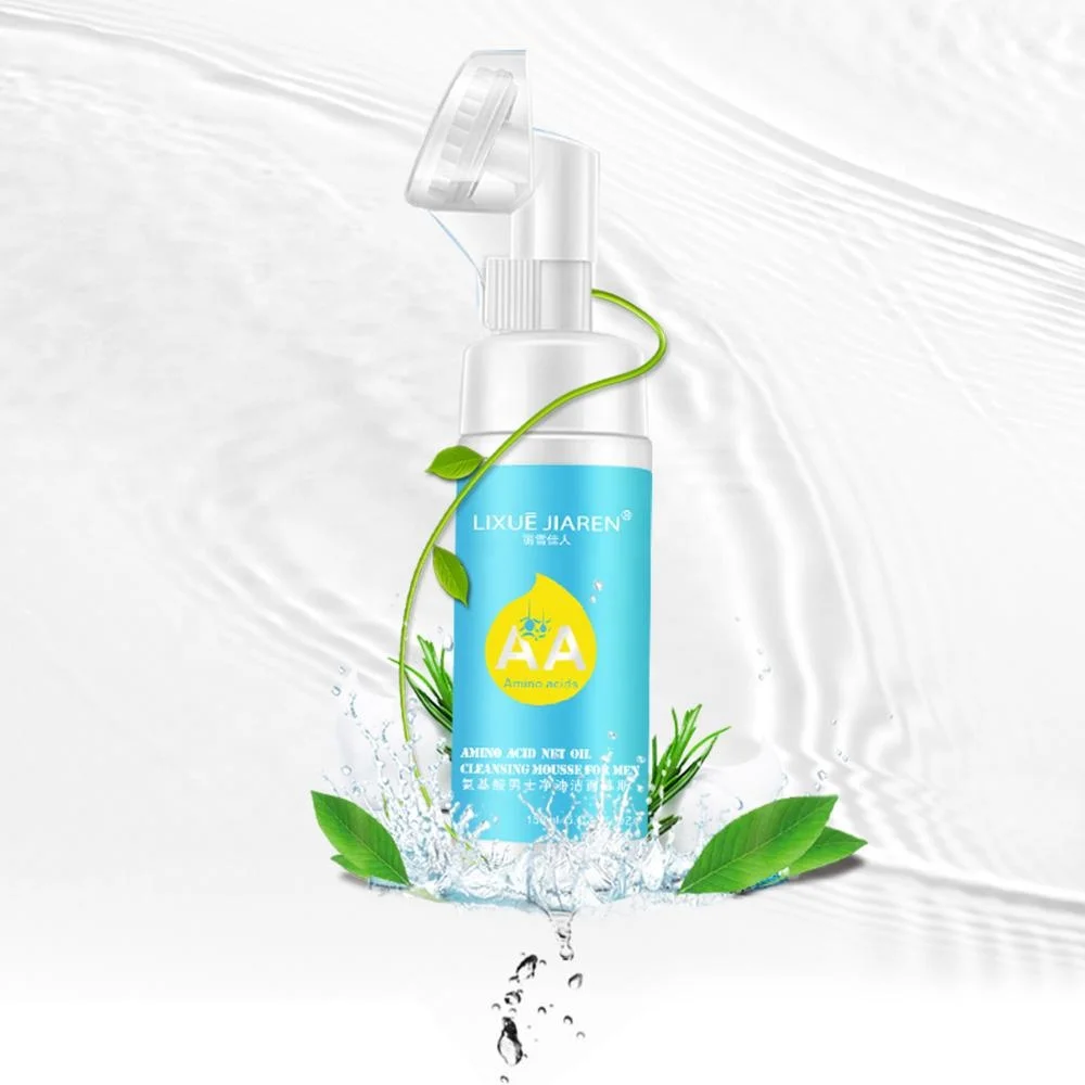 Best women amino acid foam facial cleanser mousse make up remover water face wash