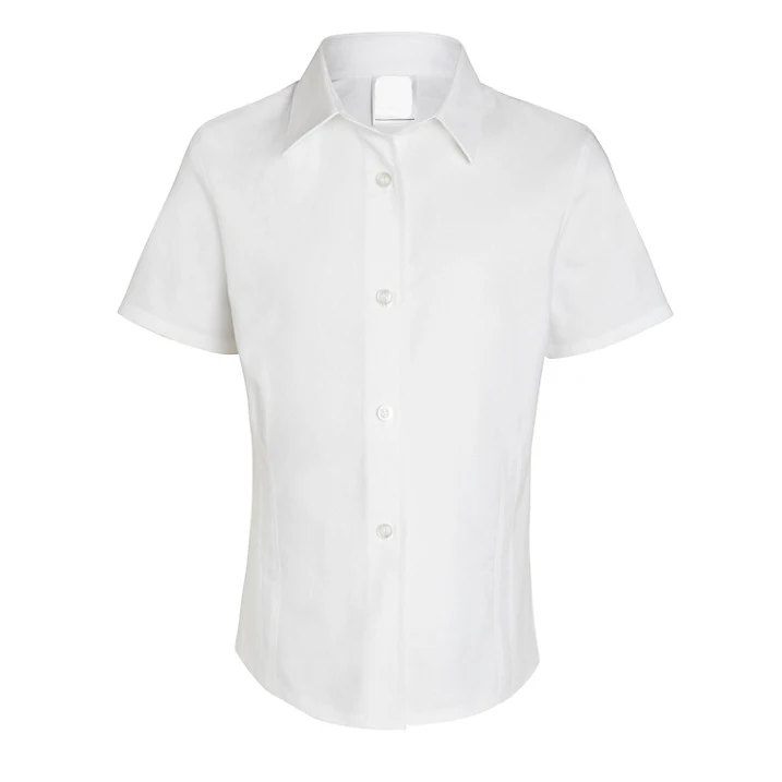SU-K18 school uniform shirts 100% cotton white shirt for girls