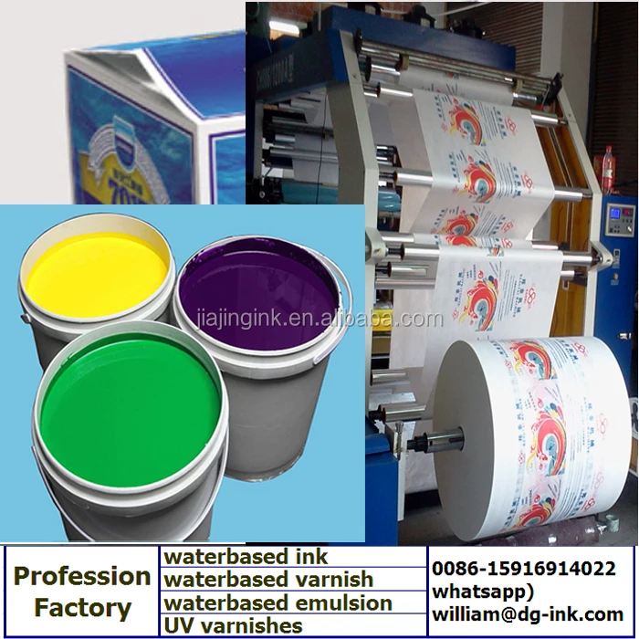 
Water based ink for flexo printing machine 