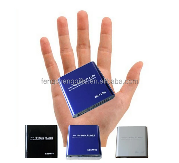 Популярный Autoplay Mini 1080P медиаплеер USB SD карты мультимедийный HDD видео MP3 дисплей плеер