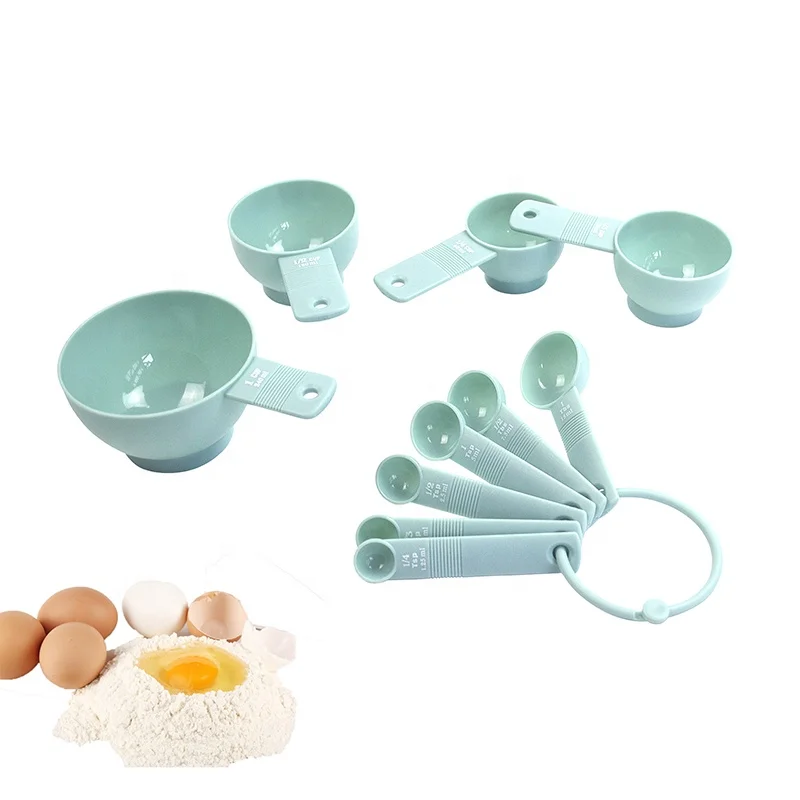 Wholesale Kitchen Powder Coffee Measuring Tools Set Plastic Measuring Spoon And Cup Set