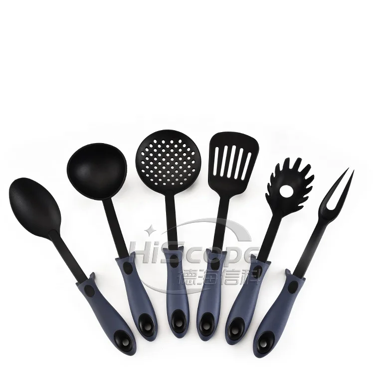 hot selling 6 pieces  nylon kitchen utensils set  european kitchen tool for non stick pan bonny kitchen utensils