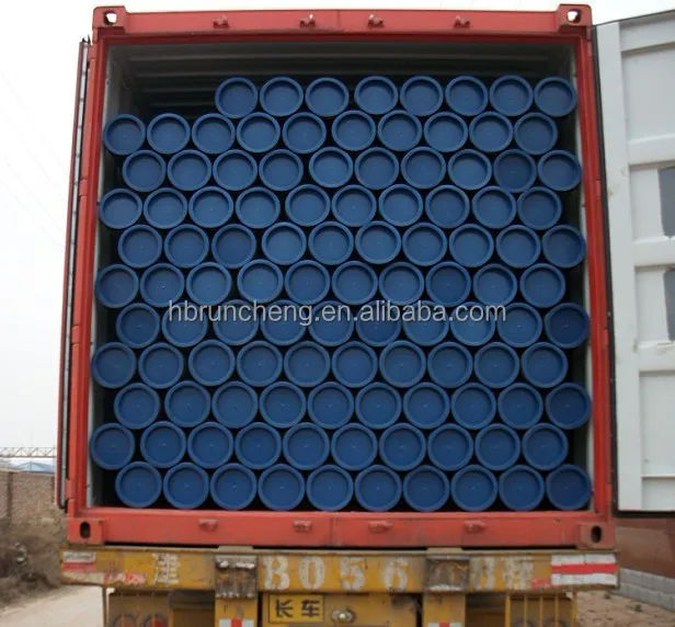 ASTM A106 24' SCH80 gr.b black steel seamless gas pipes