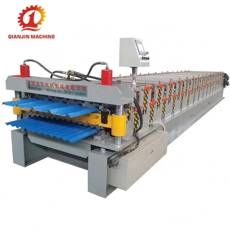 Double Deck Cold Roll  Panel Forming Machine Of 900 For China Prefabricated Homes