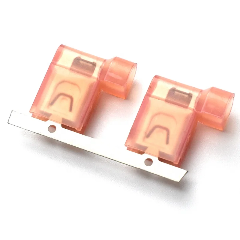 QWT Type Fully Insulated Quick Disconnects 2-520856-2 Connector Female Flag Shaped 2-520128-2Spade Crimp Terminal