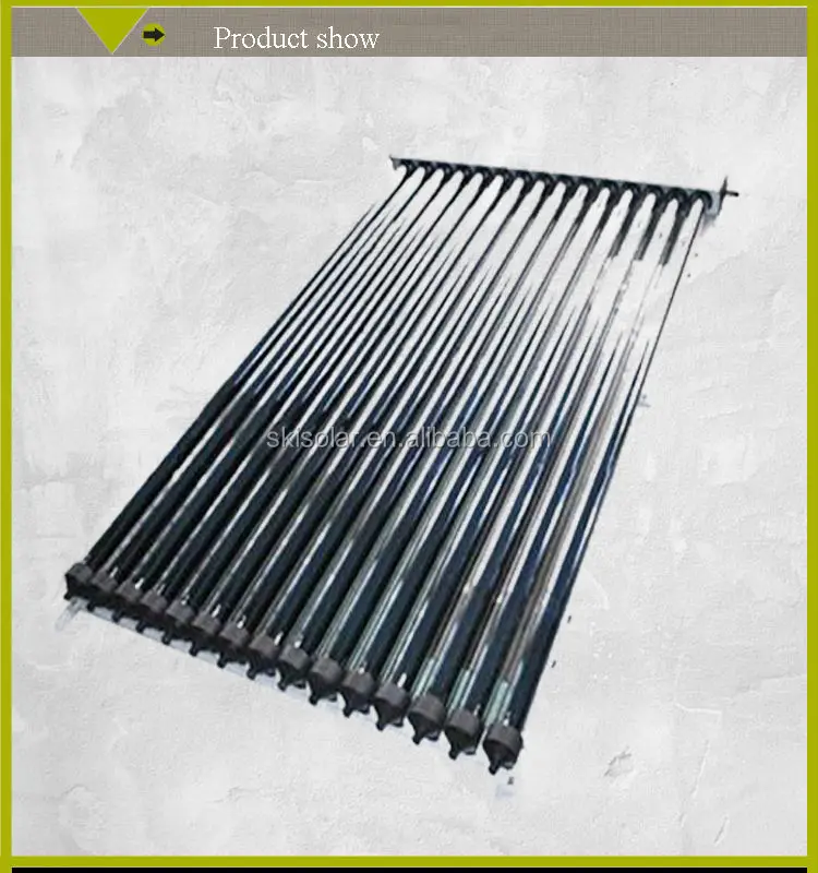 
home solar systems heat pipe u tube solar collector for solar water heater 