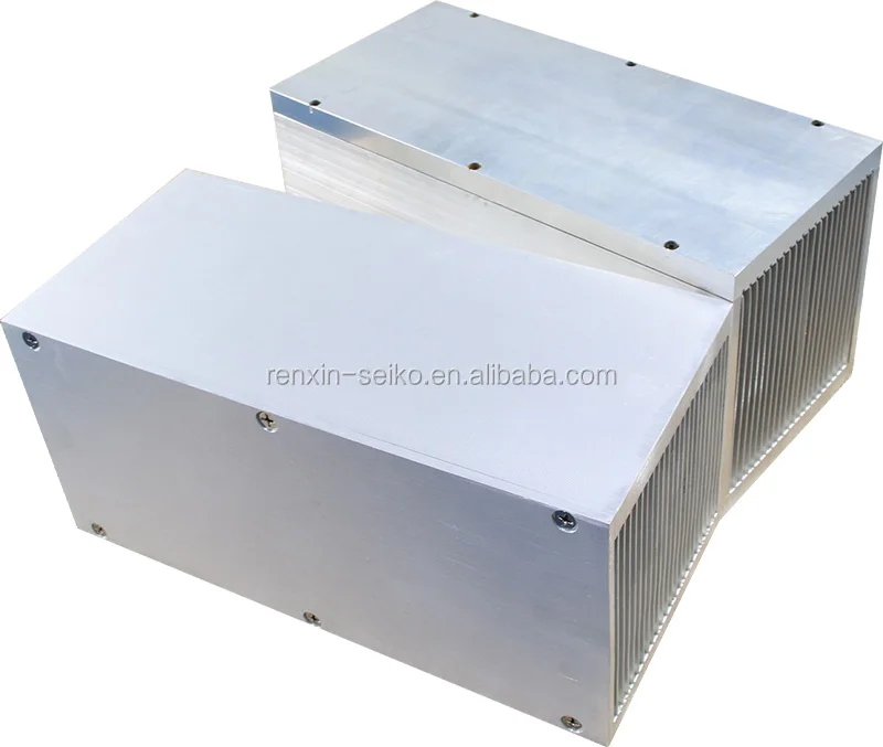 Profiles Heatsink Enclosure Aluminum Heat Sink Case 6063 T5 Extruded Aluminum Silver 55 RX Aluminum Alloy Rectangle Extrusion
