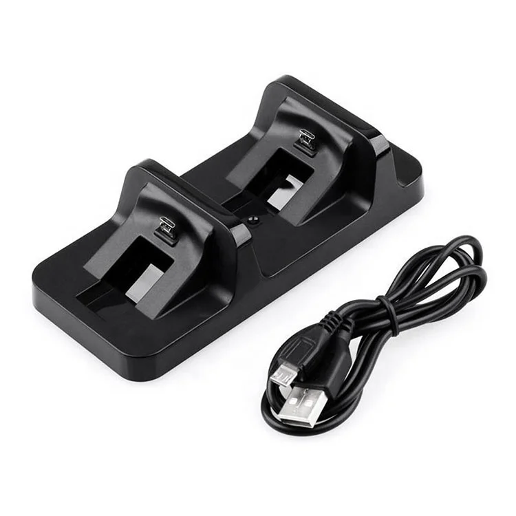 
USB Dual Dock Charging Charger Station Stand For PS4 Controller 