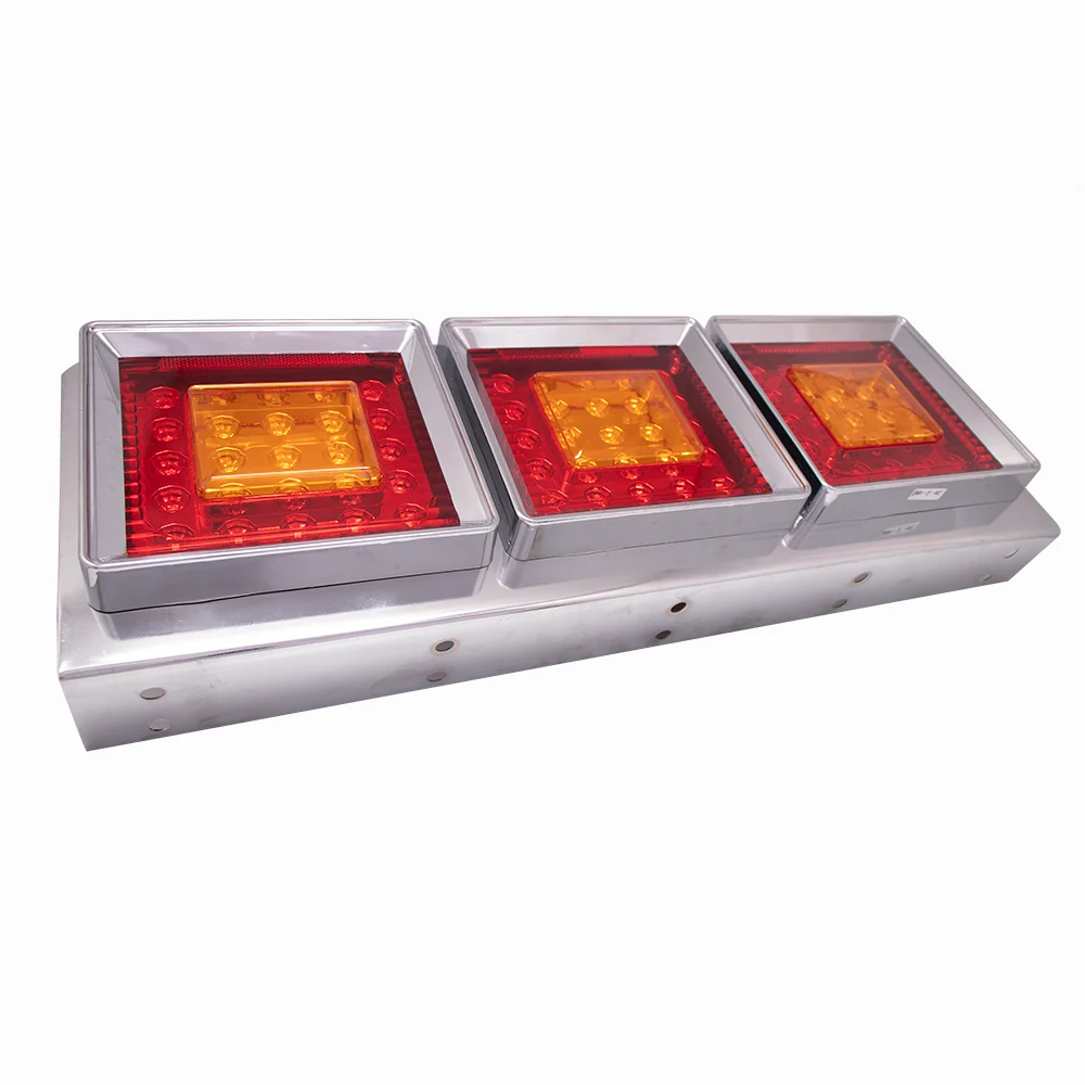 
Hot sale 24V stainless steel truck spare parts truck tail light led tail lamp truck led light for Mitsubishi for Hino 