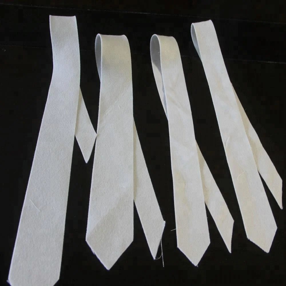 100% wool necktie interlining for ties