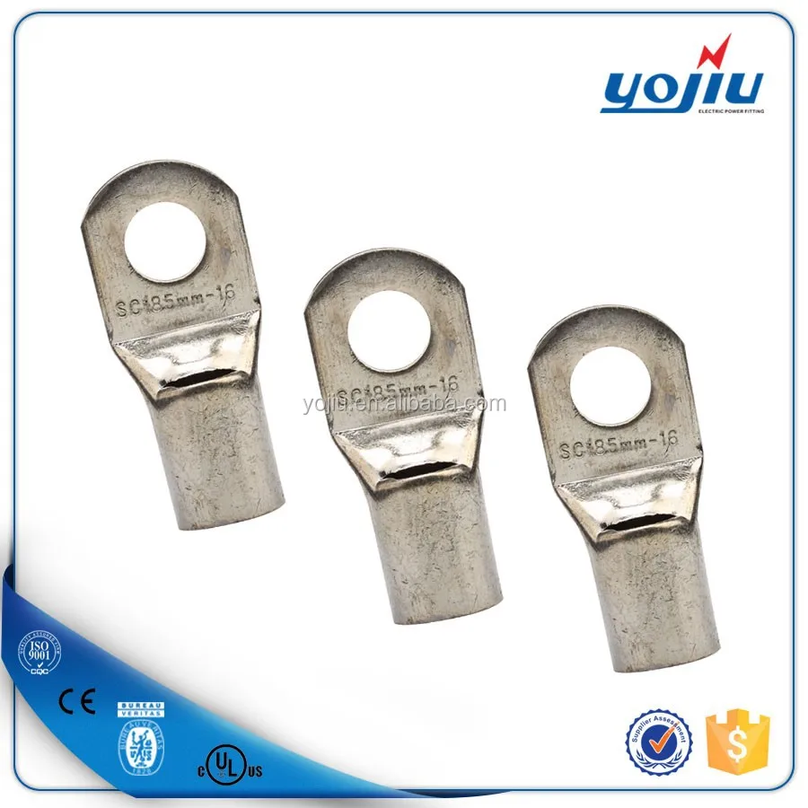 Electric power installation SC/jgk/dtga bare copper termination lug types cable termination lug