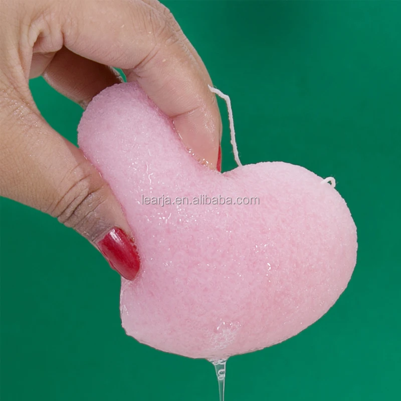 2014 newest square konjac cleaning sponge pads