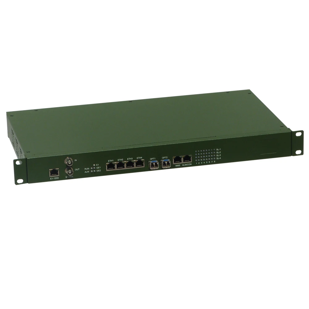 
voice over fiber optical pcm multiplexer 30 lines FXS FXO over IP 