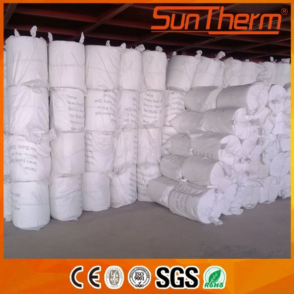 Одеяло из керамического волокна высокой плотности толщиной 10 мм, белое одеяло из 1260 керамического волокна