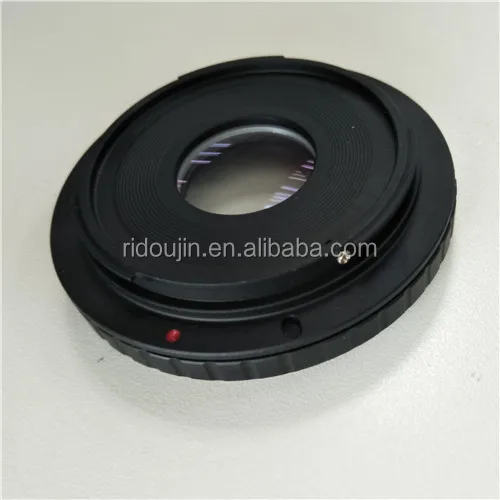 FD-EOS Lens adapter with glasses for Canon FD Lens to Canon EOS camera mount