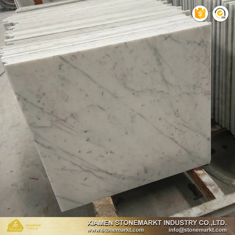 StoneMarkt polished Chinese marble tiles carrara white marble 60x60