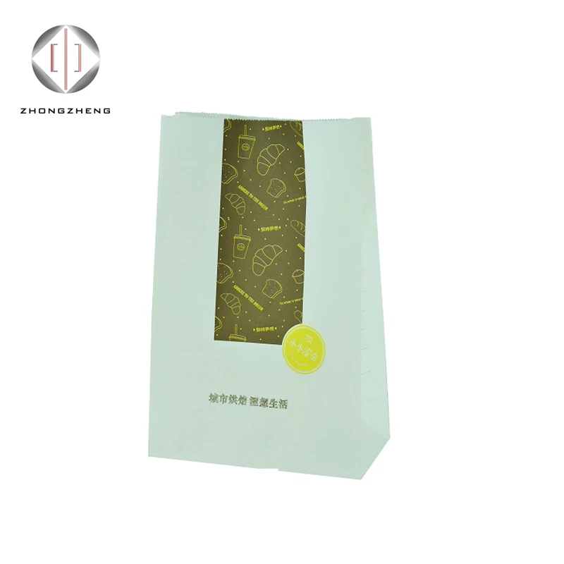 Kraft Bakery Bread Talking Paper Bag Popular Printed Side Gusset Recycled White Bread Packaging Confectionery Packaging Demand