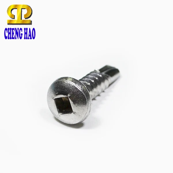 Taiwan Fastener Square Pan Head Stainless Steel Self Drilling Screw