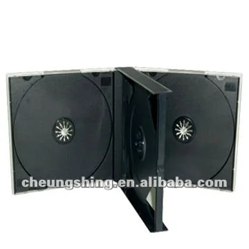 Hot sale plastic cases and boxes for multi cd case
