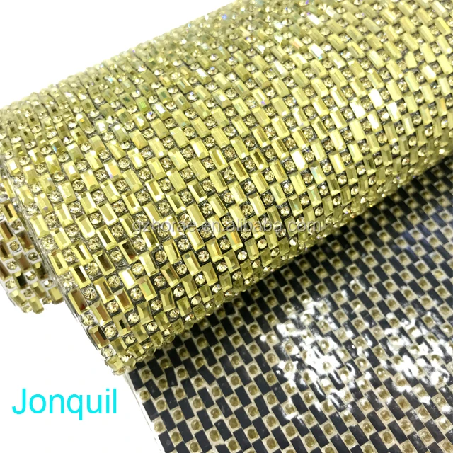 wa030 Popular adhesive strass sheet 24*40cm hot fix rhinestone trim rhinestone sheet for decoration