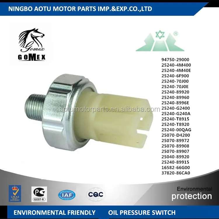 
auto oil pressure switch 25070-D4200 25070-89972 25070-89908 25070-89907 25040-89920 25240-89915 oil pressure sensor switch 