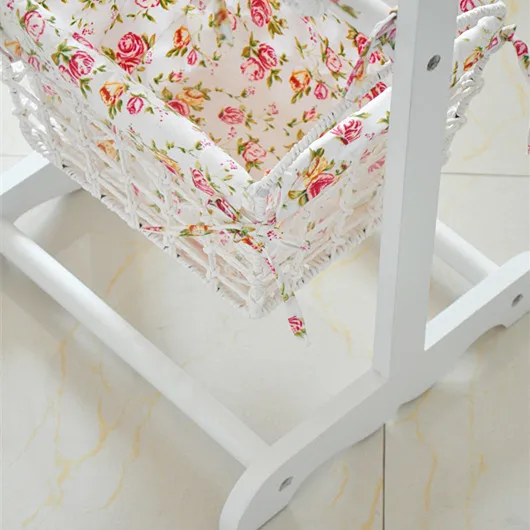 Home Decoration Wooden Stand With 3 Hanging Baskets