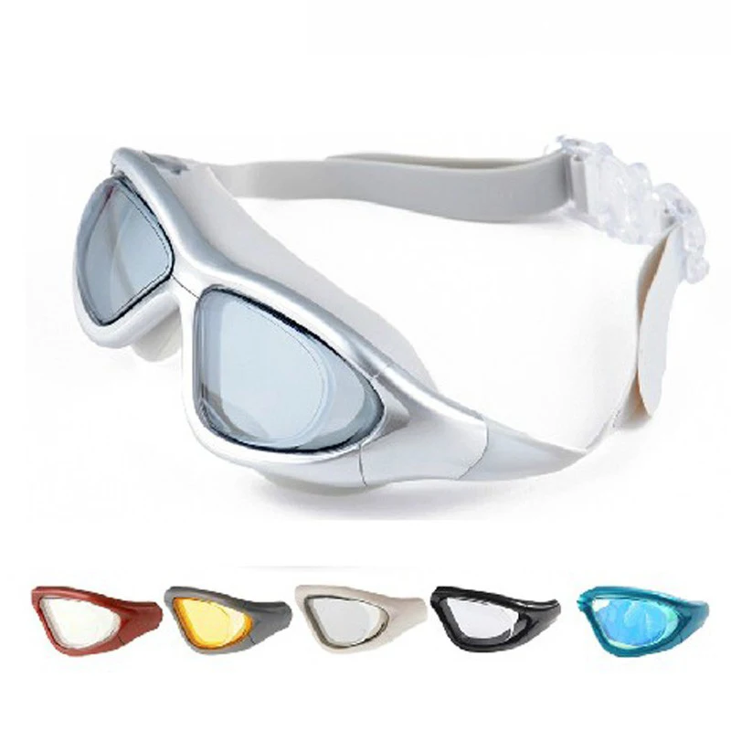 
Sinle swim goggles with case latex free swim goggles swimming goggles anti-fog uv 