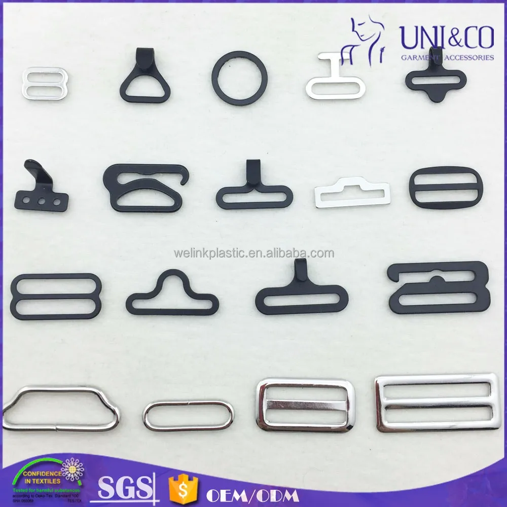 Black Color Metal Bow Tie Hook Tie Adjuster Bow Tie Hardware