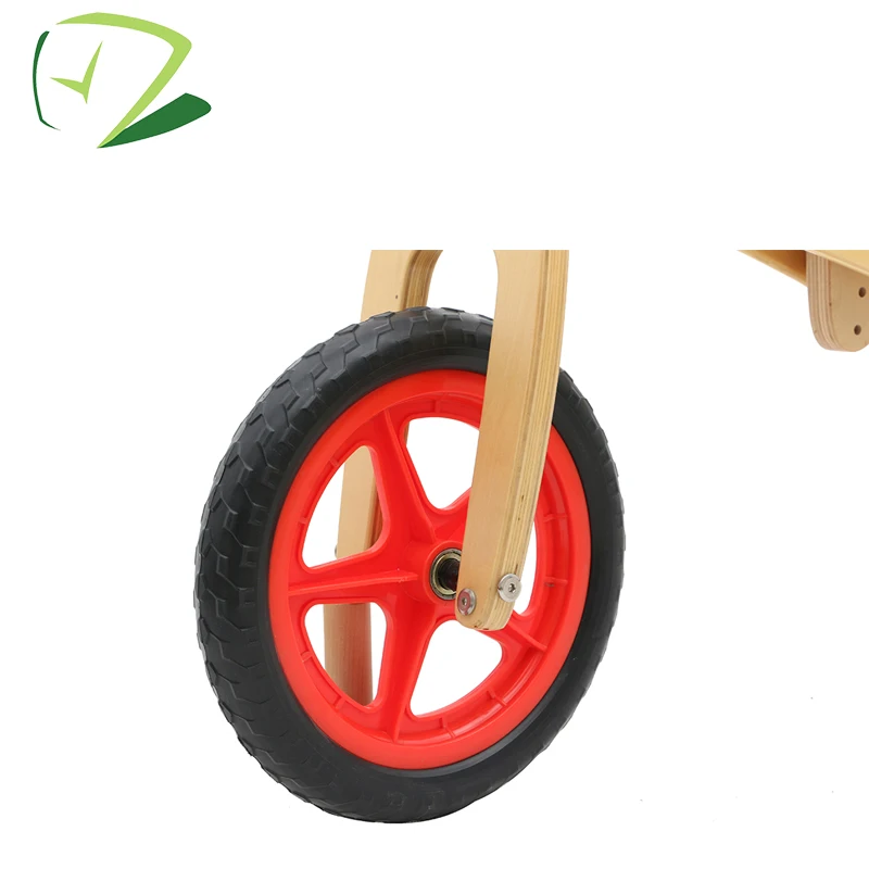 Cheap kids walking push bicycle balance no pedal wooden bike for training