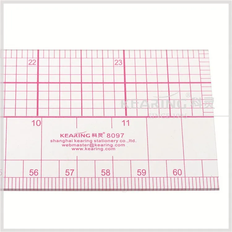 Kearing 2 '* 24' и 60 см гибкая пластиковая линейка для сортировки шаблонов с транспортировочной сеткой #8097