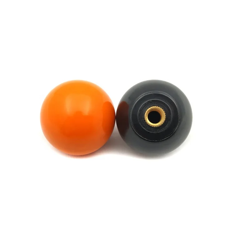 Spherical blue ball handle knob m8 thread knob
