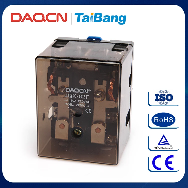 DAQCN Горячие Продажи Ленты Сплава 1Z 1 H 1D 2Z 2 2D JQX-62F 80A Питания реле