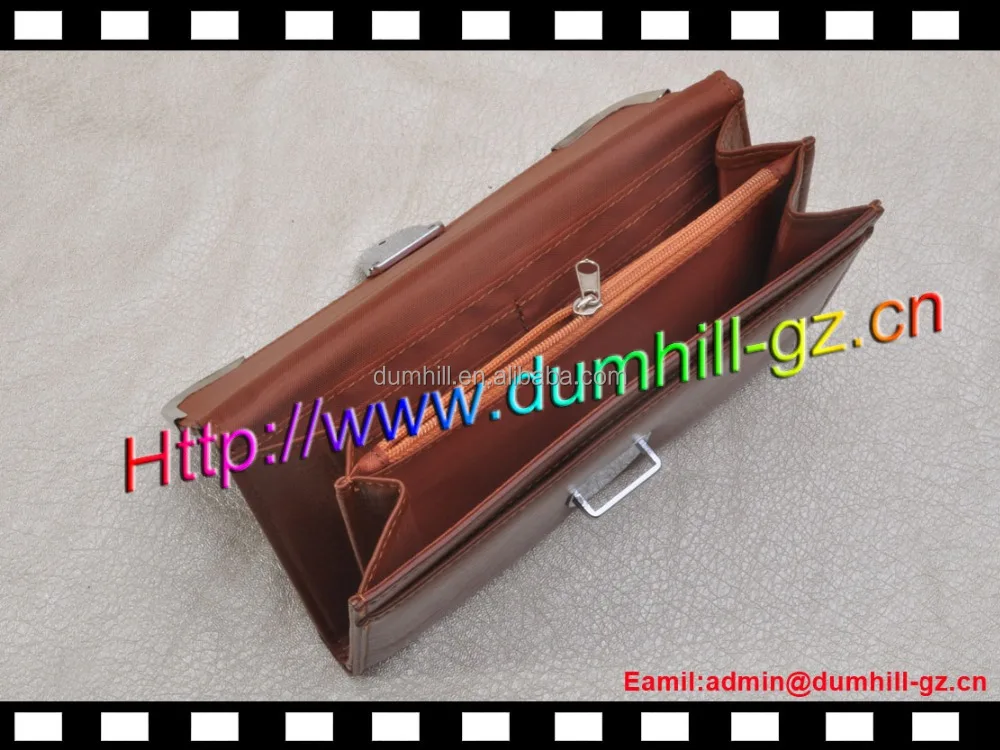 Newest fashion magazine clutch lady purse with lock closure