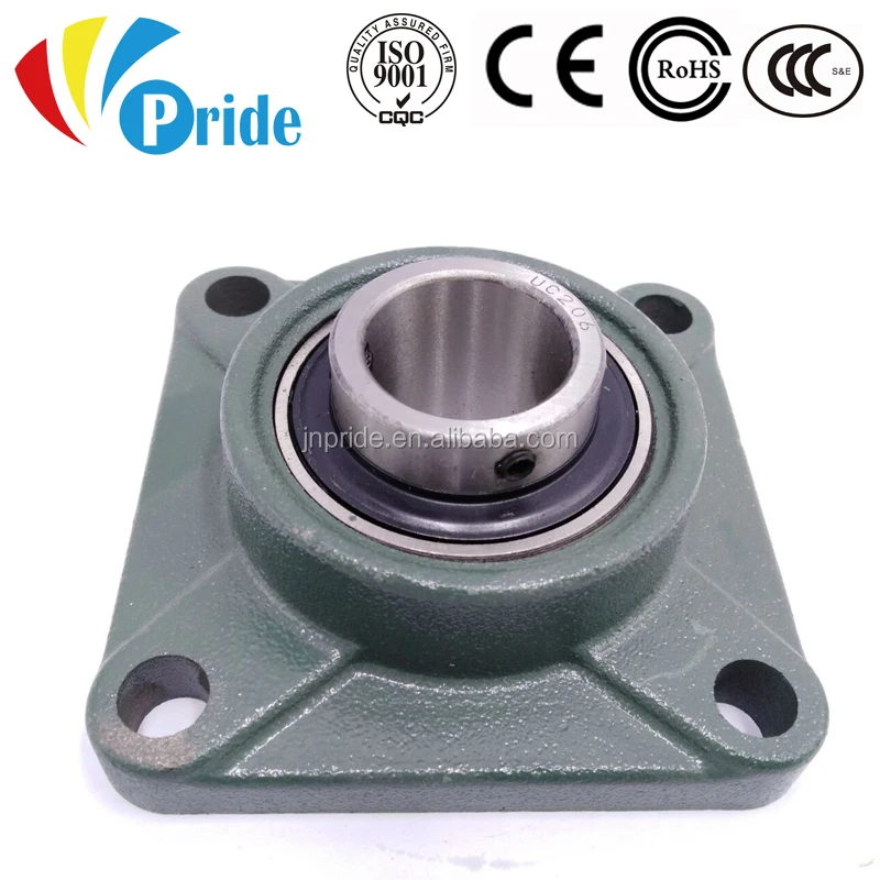Japan Quality Heavy-duty Square Housing Pillow Block Bearing UCF F 205 UCF205 F205 Size 25*95*35.8mm for Conveyor Belt