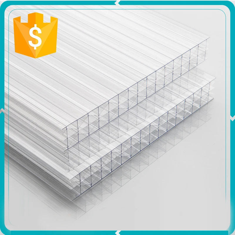 УФ светоотражающие оптовая парниковых многослойный поликарбонат