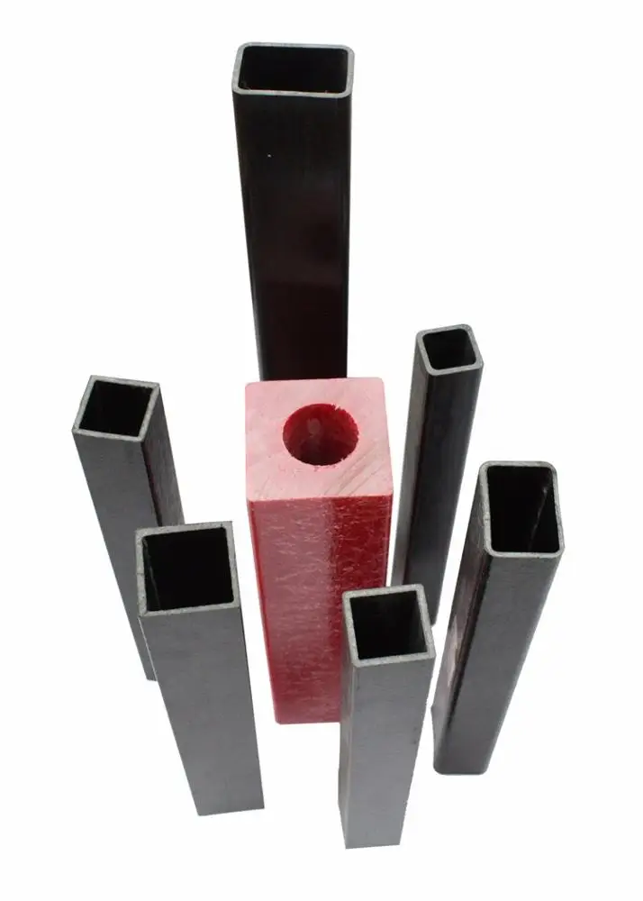 Анти-старения армированного стекловолокном полиэстера, трубы из стекловолокна трубчатый профиль для строительства и поддержка