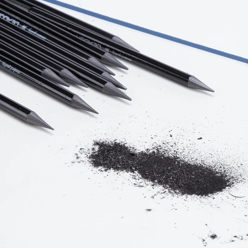 LEADUR High quality cheap drawing 4B 6B sketching woodless  graphite pencil set