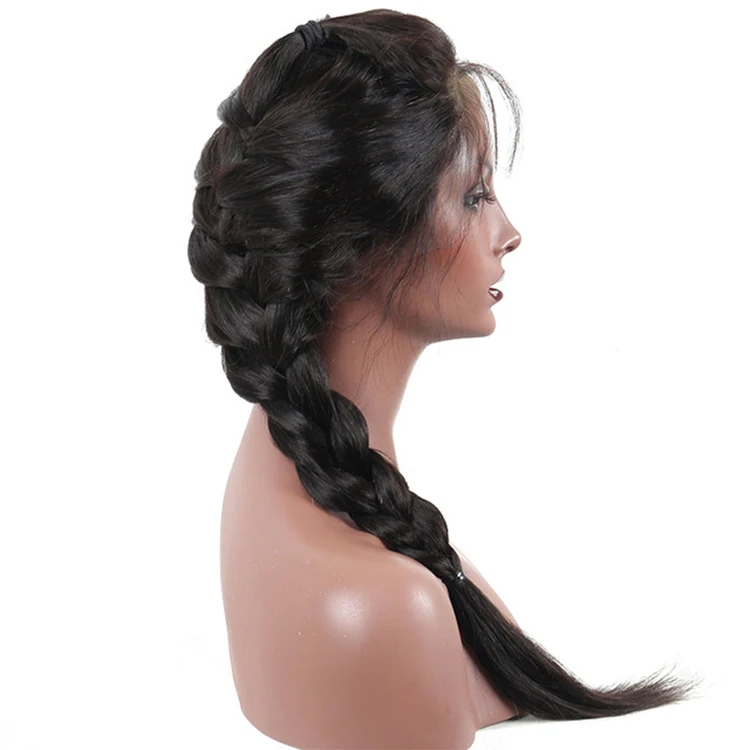 Оптовая продажа цена длинные прямые 360 Кружева передние парики Naturelle необработанные бразильские волосы Virgin (не подвергавшиеся химическому воздействию) волосы парик 360