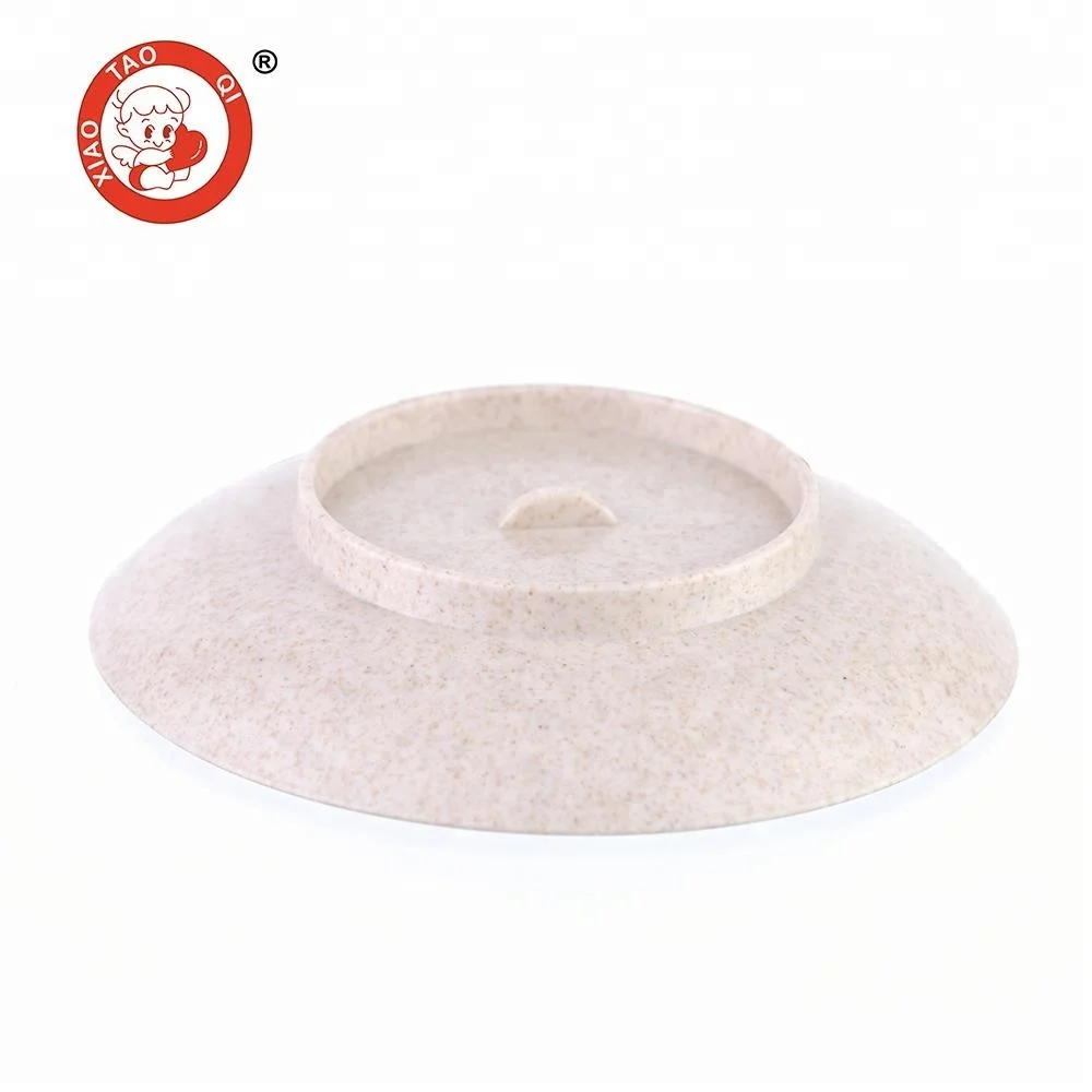 Wheat straw kids baby feeding set children tableware