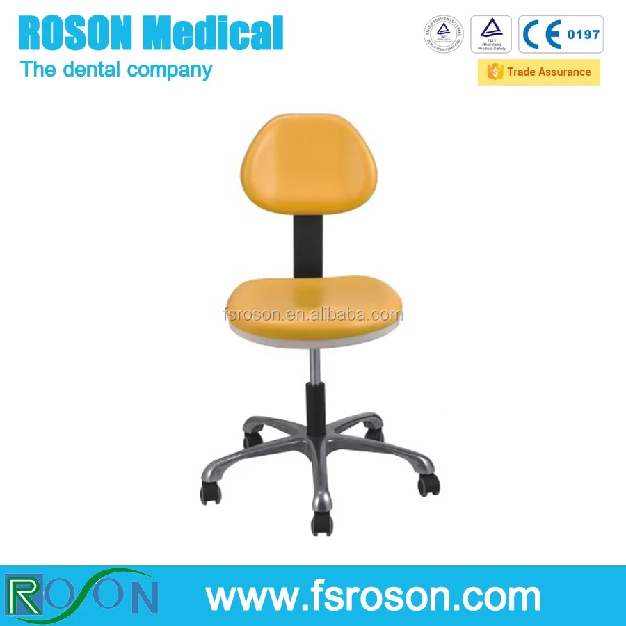 Good quality dental stool, dentist chair with stainless steel dental stool base