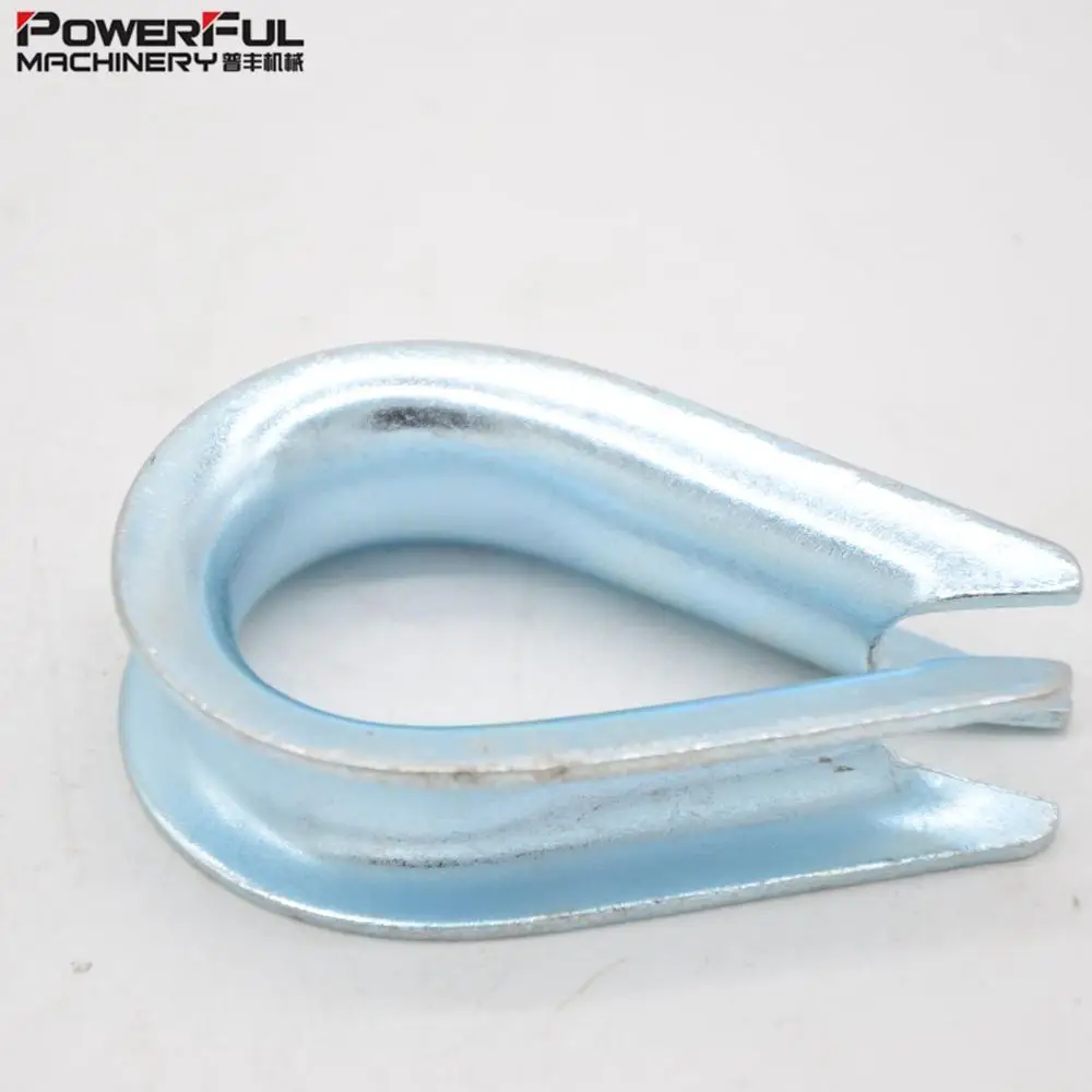 STAINLESS STEEL 316 US TYPE LIGHT DUTY G-411 WIRE ROPE THIMBLE 1/8