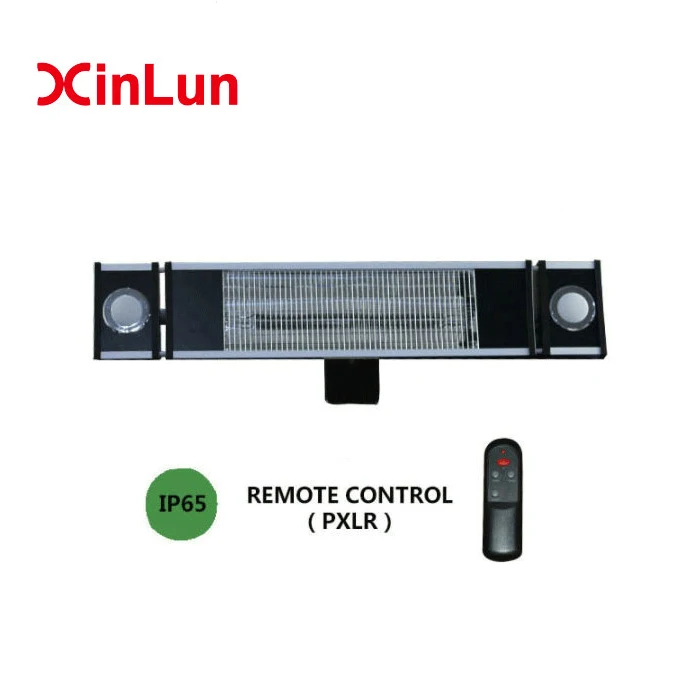 Waterproof carbon fiber wall mounted outdoor electric infrared heater