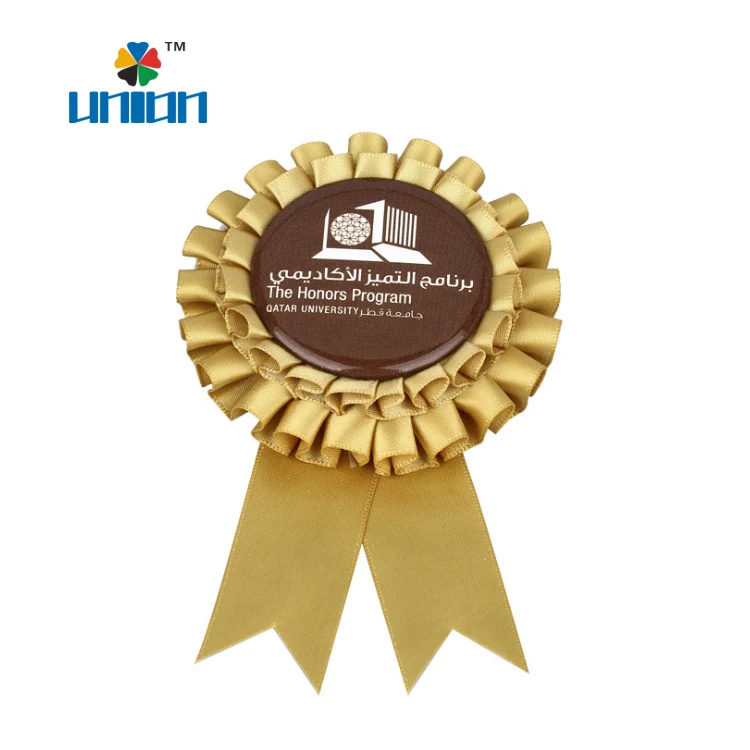 Wholesale promotional award ribbon rosettes