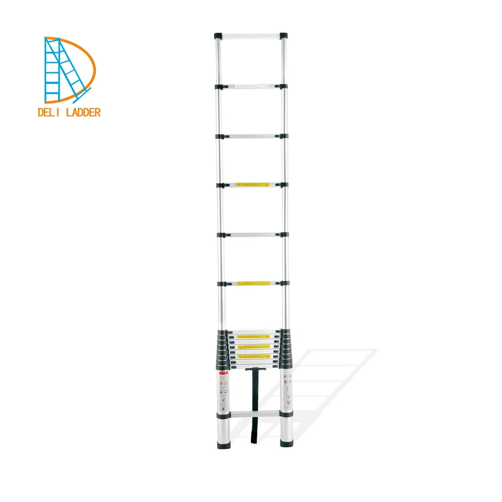 3.8 m telescopic ladder ladder aluminum ladder for homeuse