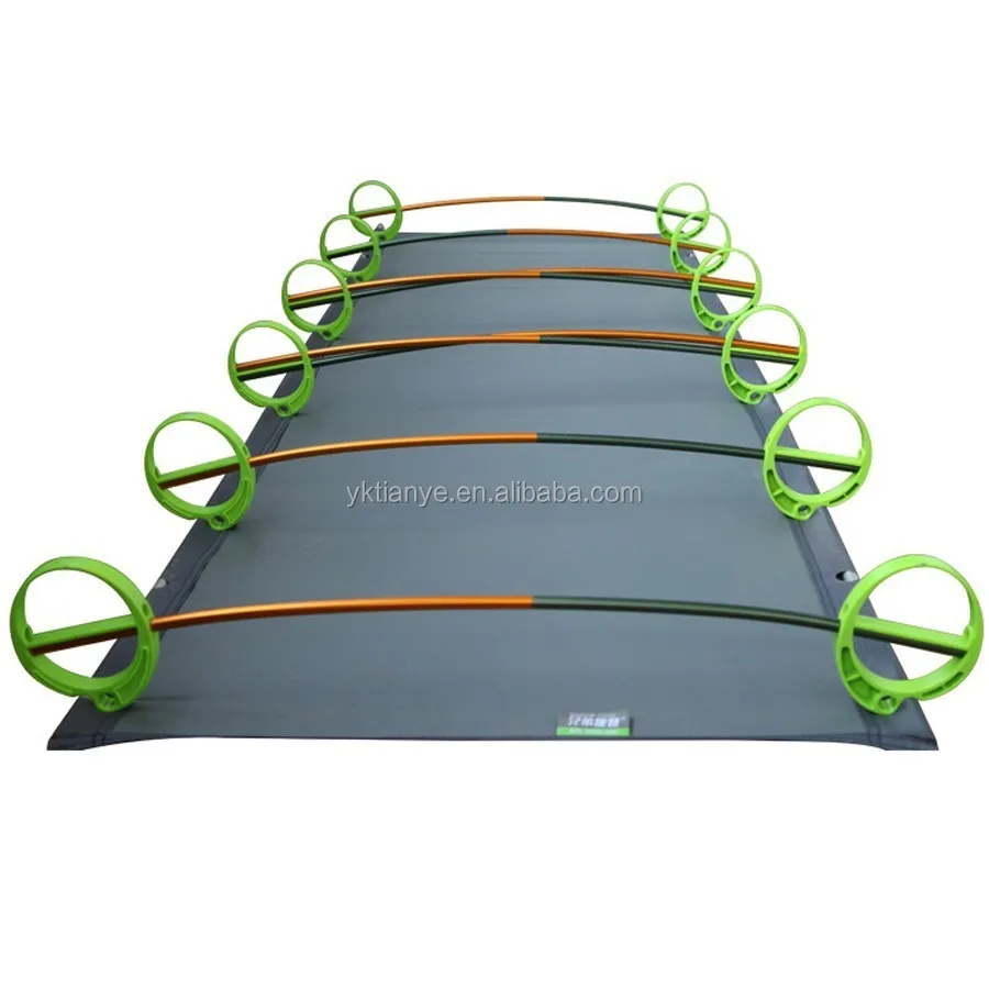 camping mat ultralight portable single outdoor folding bed cot foldable camping bed outdoor With Aluminium Frame