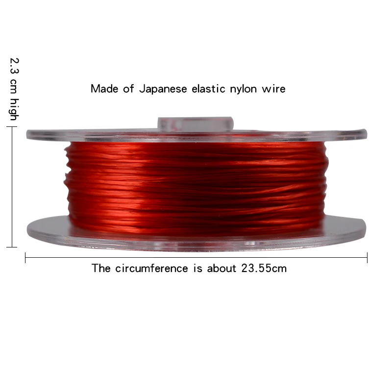 Wholesale Japan crystal elastic cord for DIY beads bracelet multi-colors transparent elastic rope