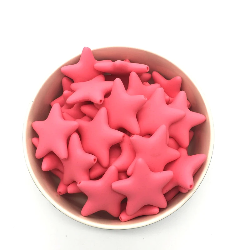 Hot Silicone 100% Food Grade Baby Beads Teething Wholesale Teething Silicone Beads Toys