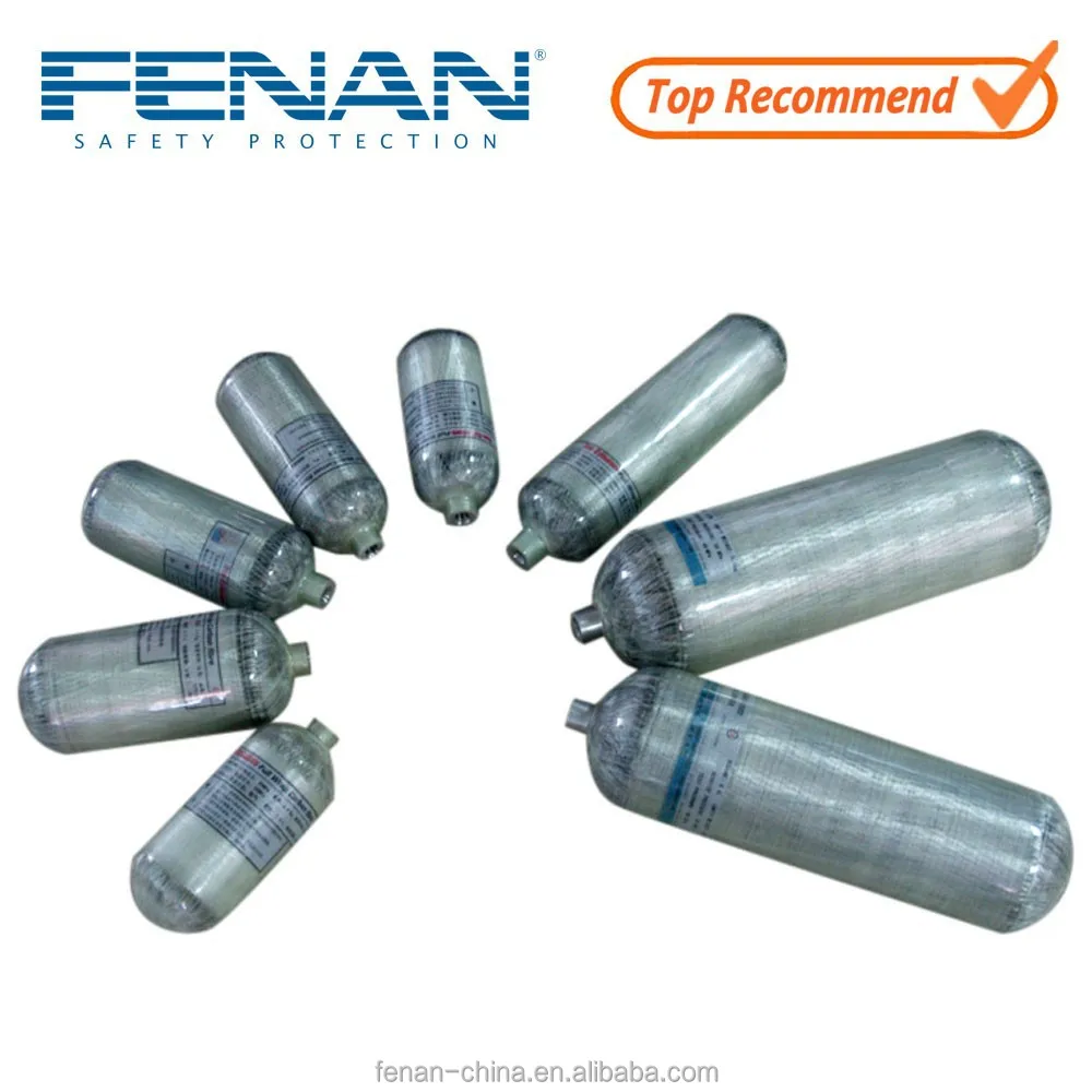 300 bar высокого давления ада углеродного волокна, небольшой баллон со сжатым воздухом