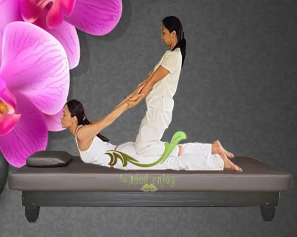 Soild Wood Thai Massage Bed TM608, Thai Massage Table,Thai Style Couch